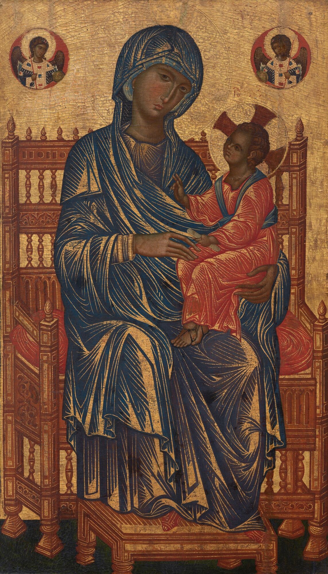 Peintre byzantin, Madone Kahn - National Gallery of Art, Washington